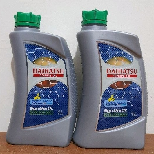 Oli Mobil Daihatsu Genuine 5W-30 API SN 3 L + Oil Filter 1560-87702-008 1liter