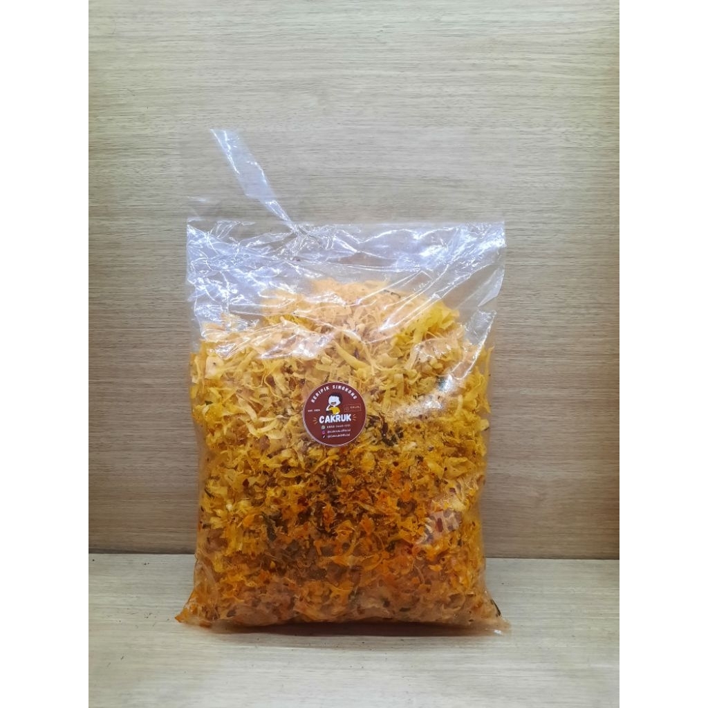 

Cakruk Keripik Singkong Rasa Pedas 500gram