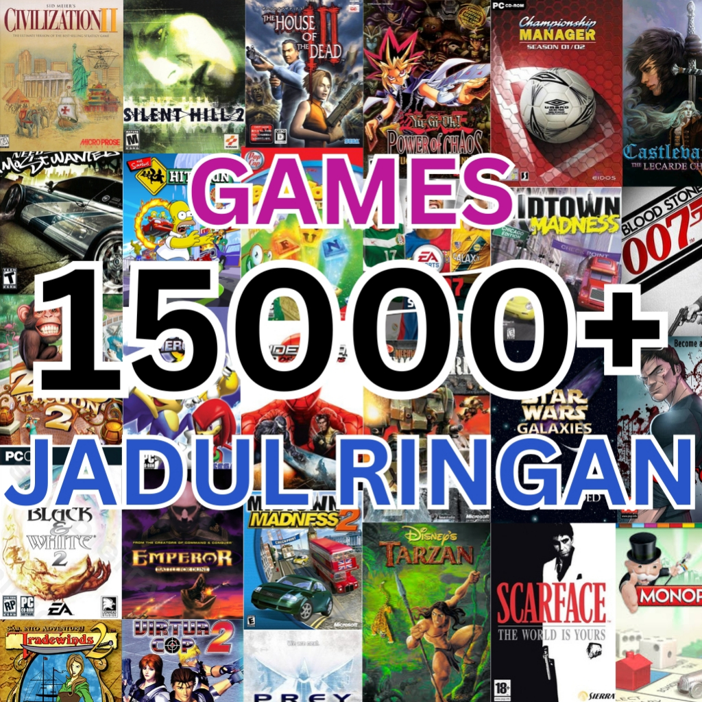 15000+ Game Jadul Ringan PC Koleksi