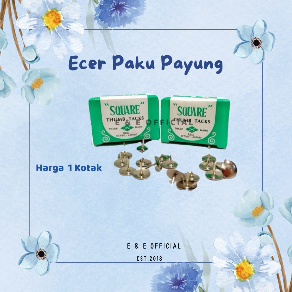 

ECER PAKU PAYUNG ATM / PAKU PAYUNG / THUMB TACKS