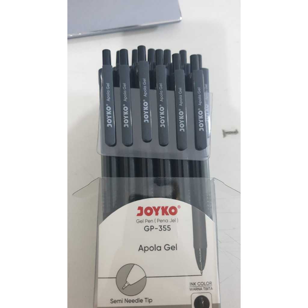 

TBMO (PACK) BOLPEN GEL APOLA GP-355 ISI 12PCS JOYKO