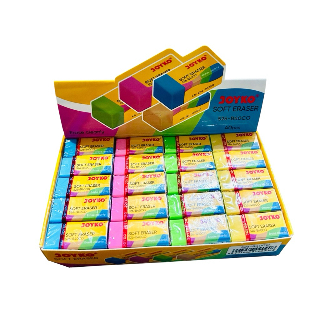 

STIP/PENGHAPUS B-40CO JOYKO WARNA (40 PC)