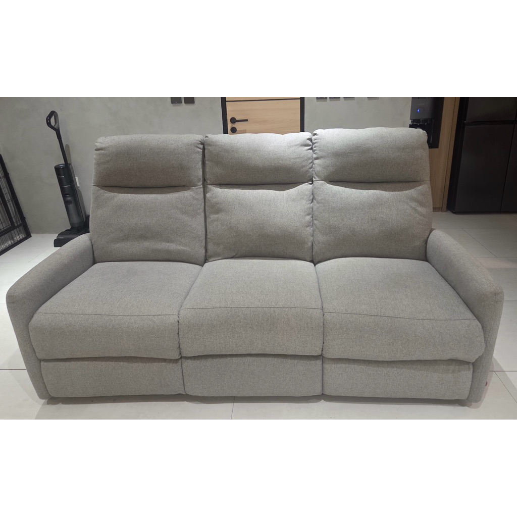 [Preloved] SCANDIA Sofa Recliner Electric 3+1 | Original 1000% | Sofa abu-abu