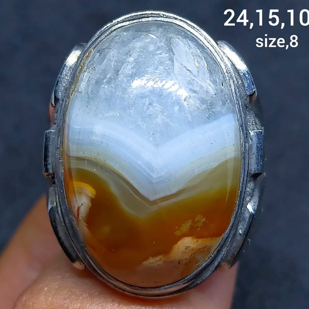 cincin batu akik asli junder yakut antik top hq natural (asli alam)
