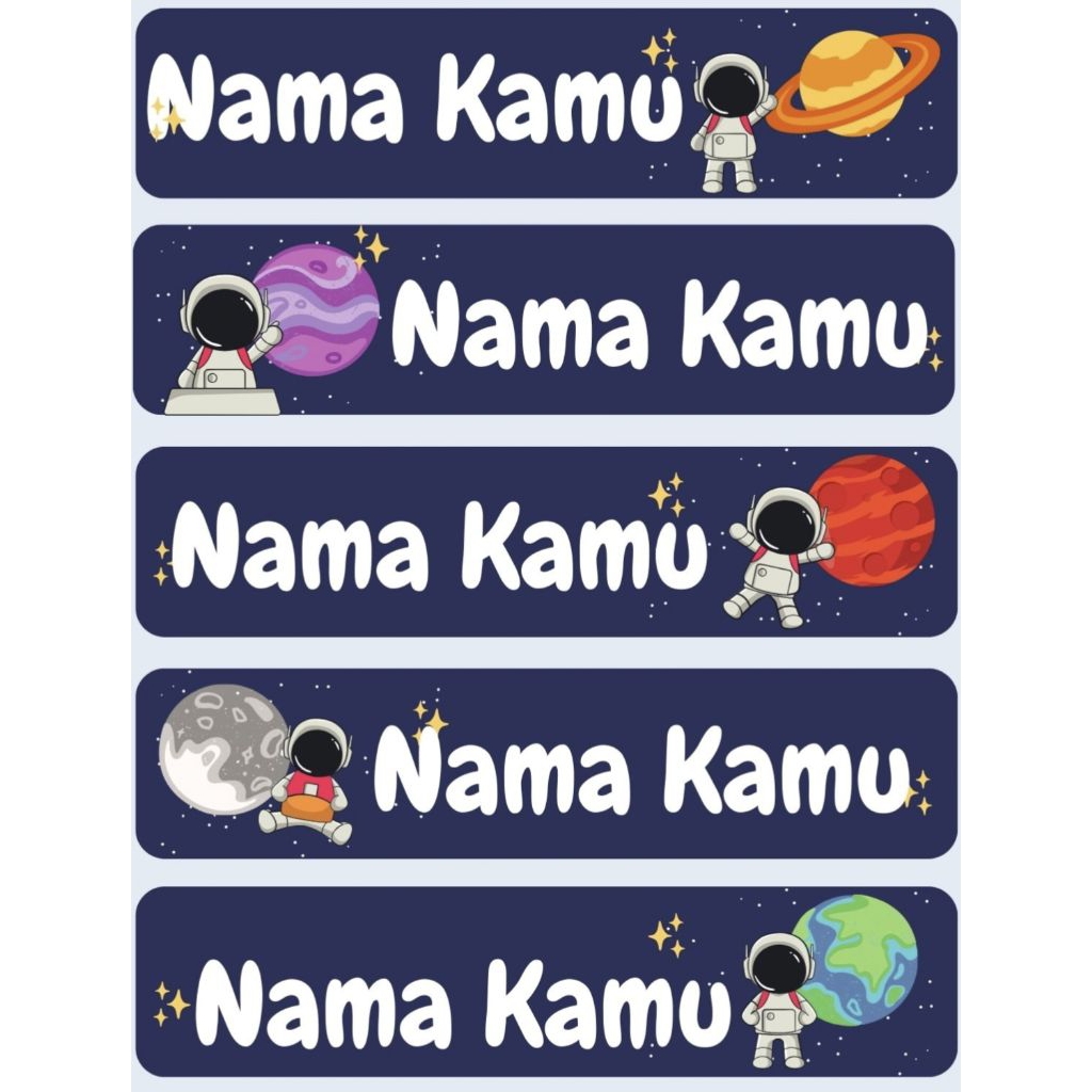 

30pc stiker nama tempel barang /stiker nama terlaris