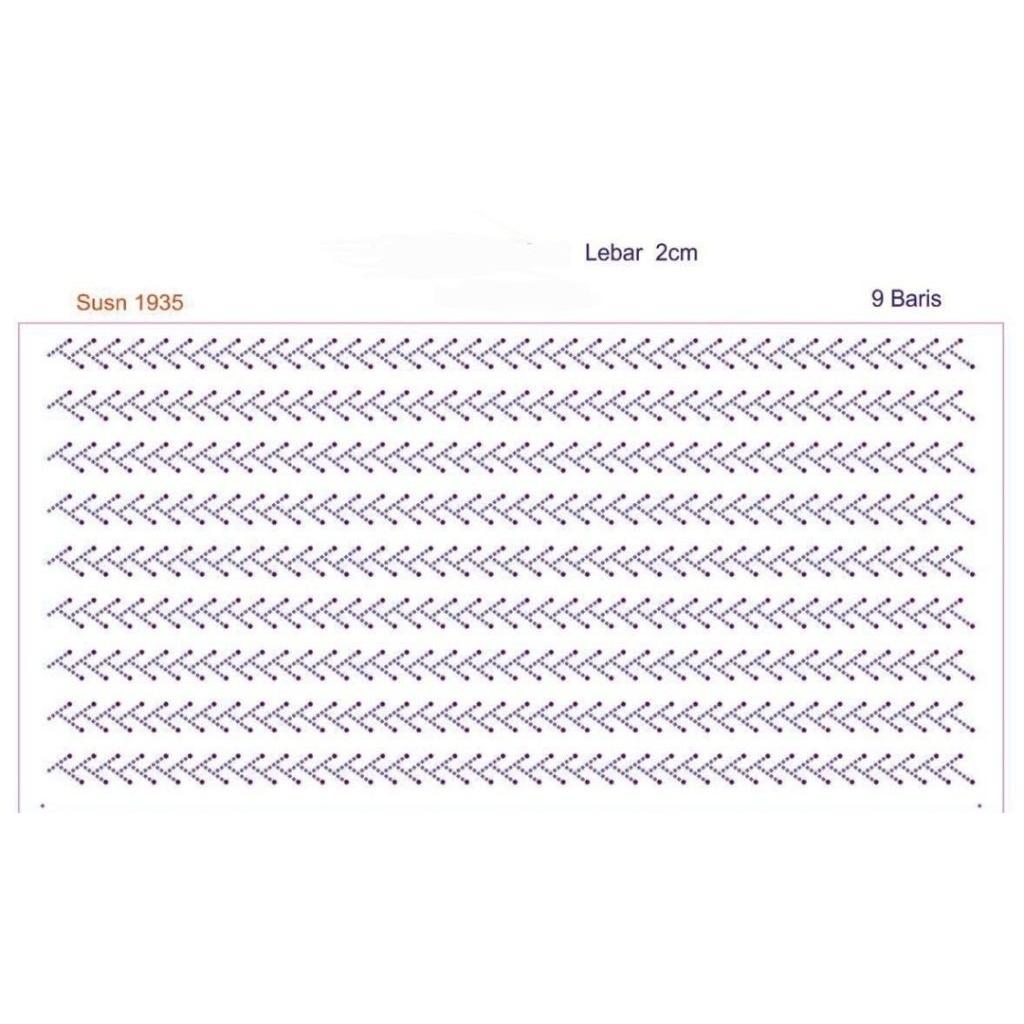 PAYET HOTFIX TEMPEL MOTEK MATA SWAROVSKI LIS LURUS RANTING MOTIF