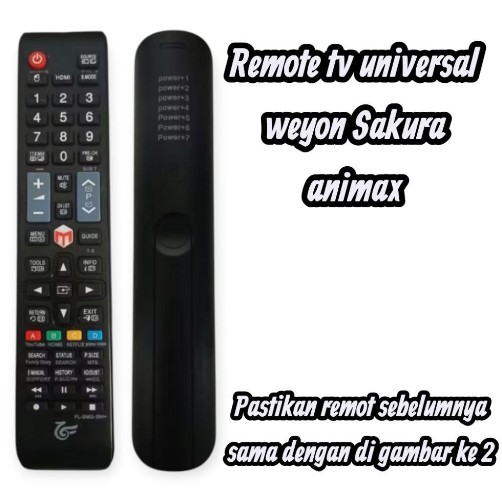 Remote tv universal weyon/Remote pengganti tv Weyon