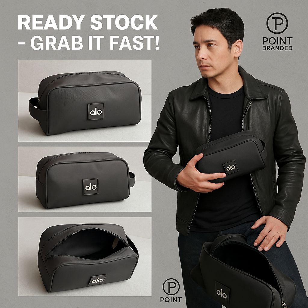 Tas Kosmetik Pria Wanita Travel Pouch Multifungsi Premium Import Waterproof Organizer Make Up / Toil