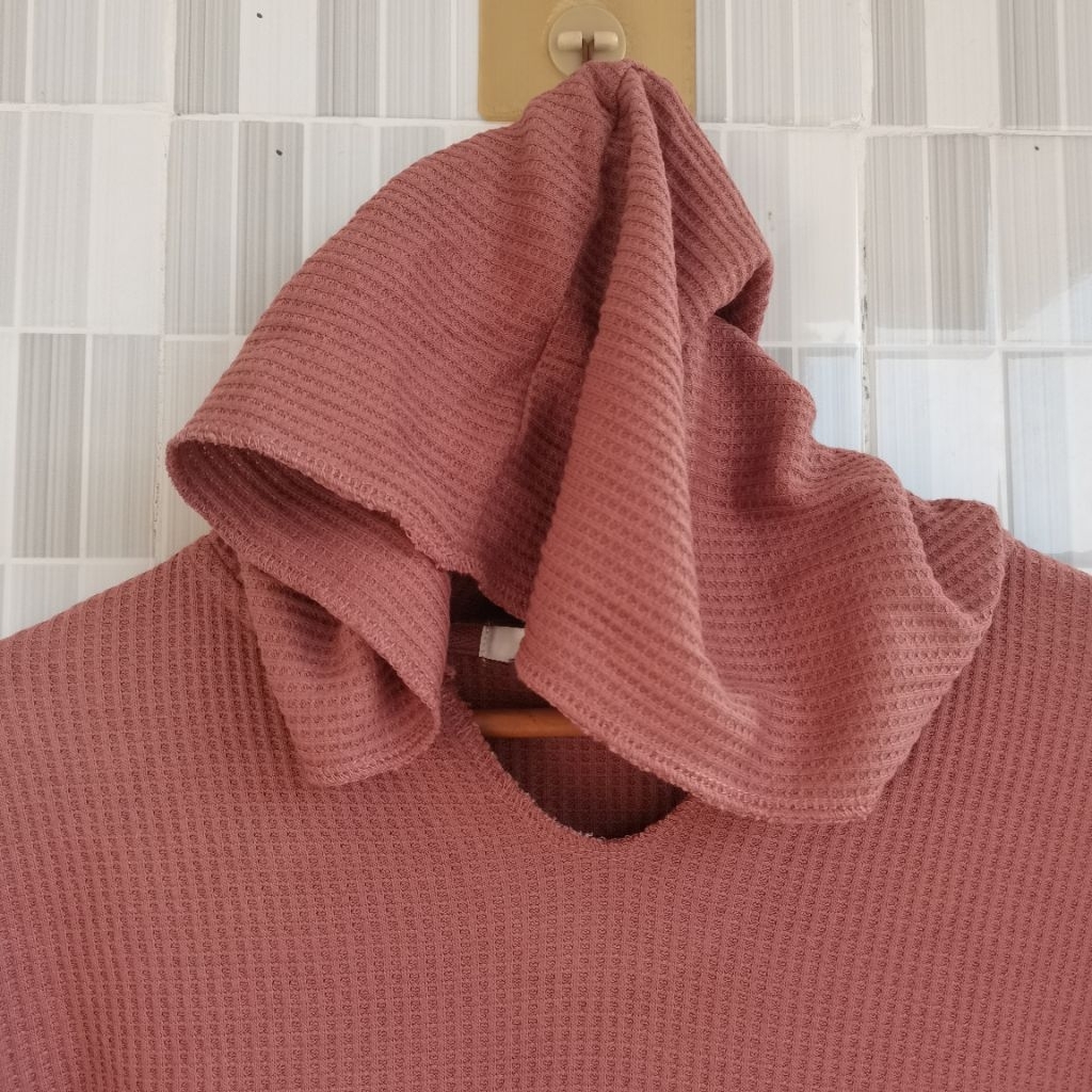 925. HOODIE  WARNA MAROON SIZE XL  PRELOVED