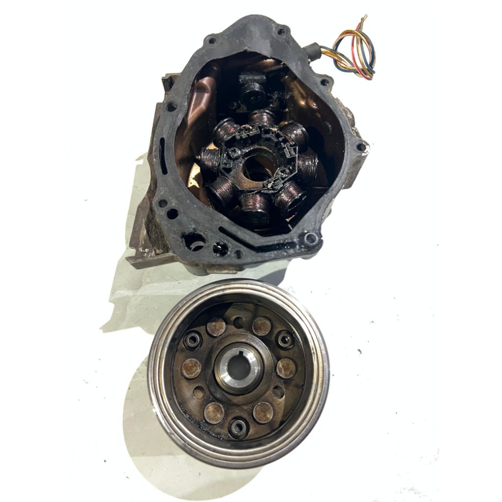 SPUL MAGNET SET LENGKAP SUZUKI SHOGUN 125 SHOGUN125 R ASLI LEPASAN MOTOR TERMURAH TERLARIS