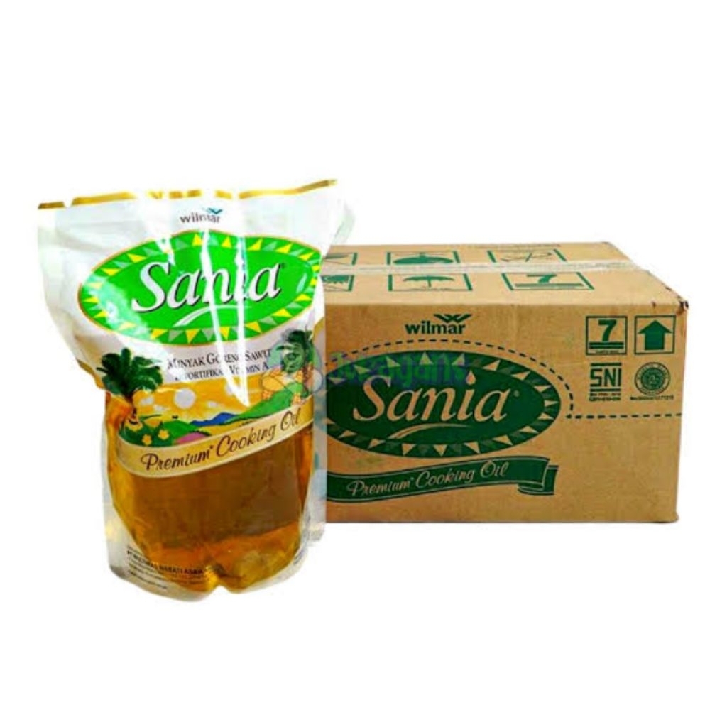 

Minyak goreng Sania kemasan 2 liter