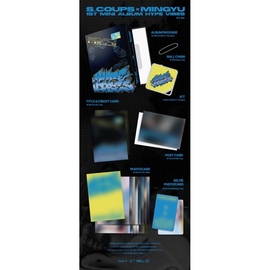 [sharing] Album Scoups x Mingyu Hybe Vibes Kit ver - photocard pc seventeen svt airkit CXM