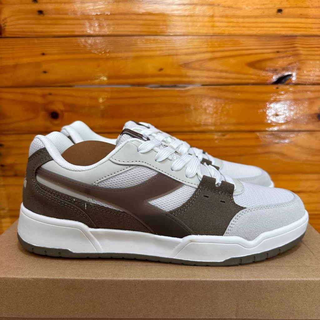 SEPATU DIADORA PRIA DIADORA NEWTON BEIGE BROWN SNEAKER CASUAL SUEDE COD ORIGINAL MEN