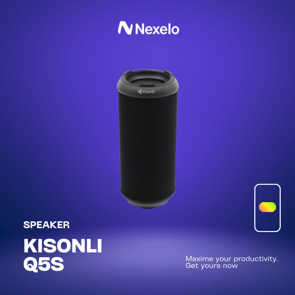 Speaker Bluetooth Portable KISONLI Q5S | Suara Bass Stereo, FM, TF, AUX
