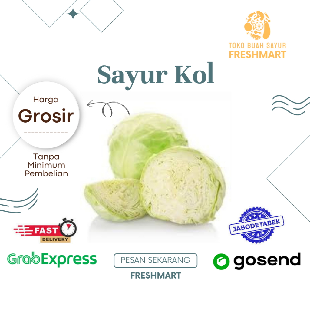 

Kol Putih 250gram Harga Murah !!