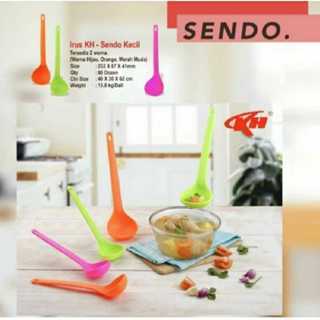 ERUS SENDO / CENTONG SAYUR KECIL & BESAR PLASTIK 6 PCS (KH)