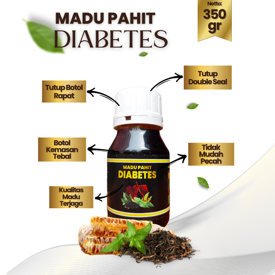 

Paket Hemat Madu Pahit Untuk Diabet 350 g – Herbal Alami, Atasi Gula Darah & Tingkatkan Stamina