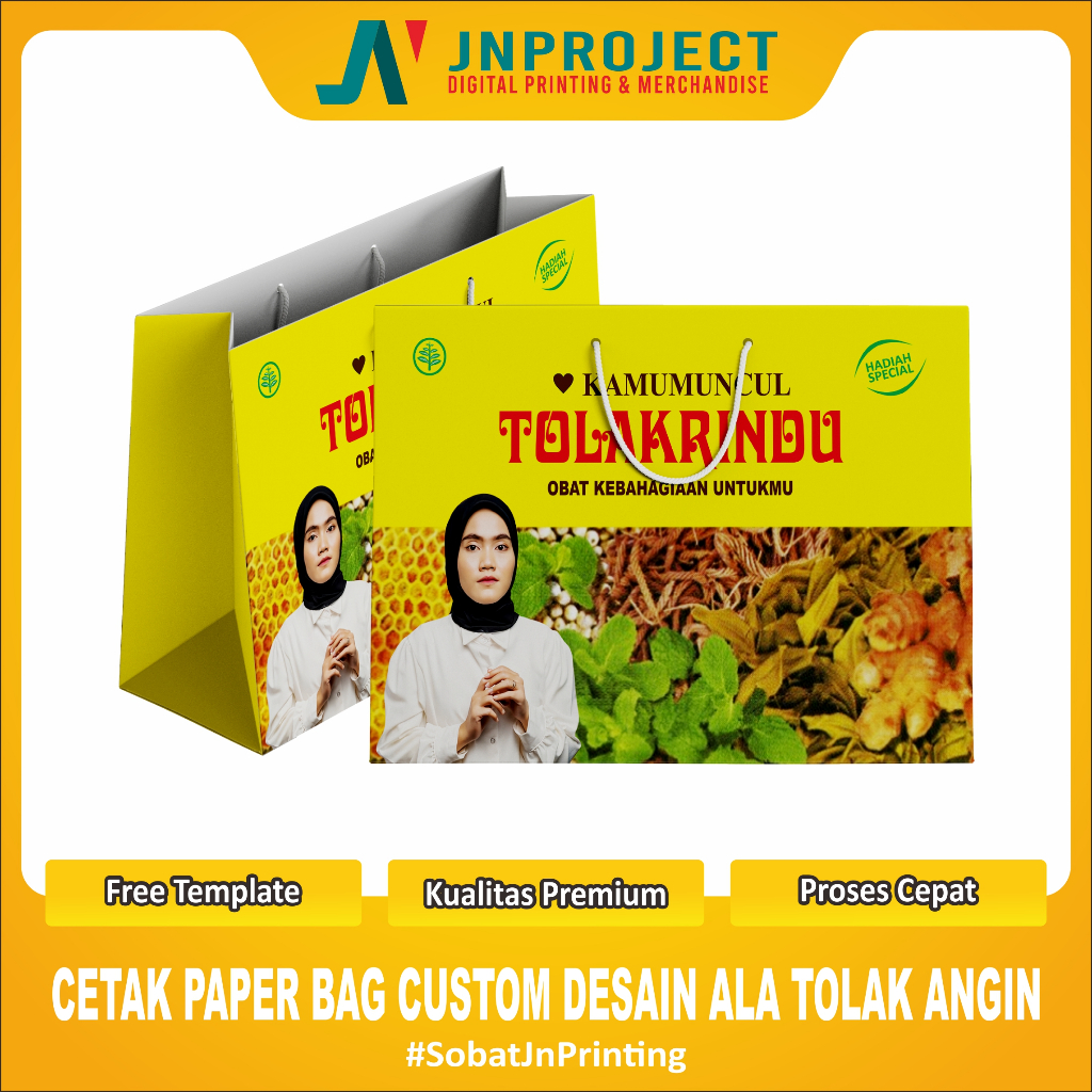 

Paper Bag Kado Custom Ala Tolakangin Edition / Paper Bag Custom