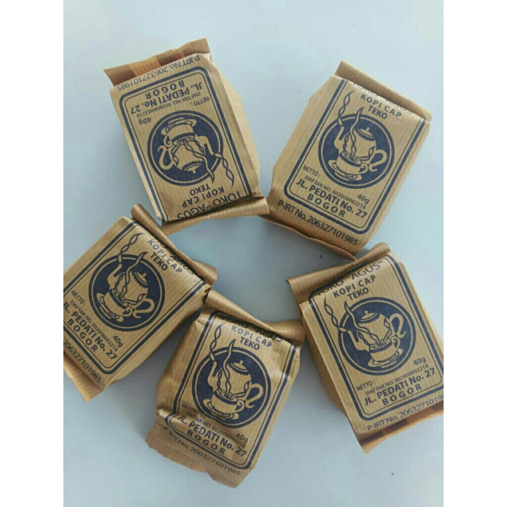 

Kopi Cap teko tanpa gula 40gram (isi 5 pcs)