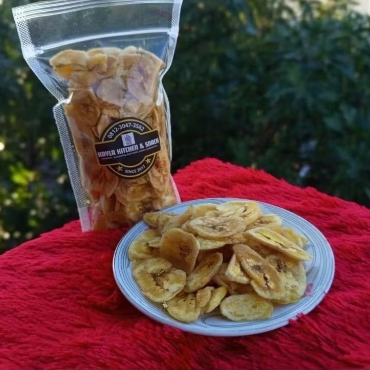 

Keripik Pisang Asin Gurih Renyah dan Bikin Nagih