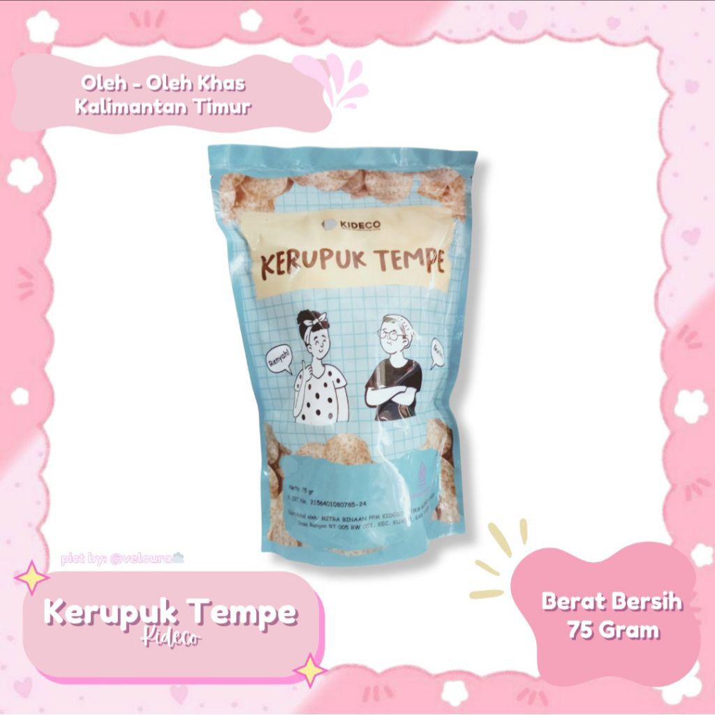 

Kerupuk Tempe Kideco 75gr – Oleh-oleh Khas Kalimantan Timur | Renyah & Gurih