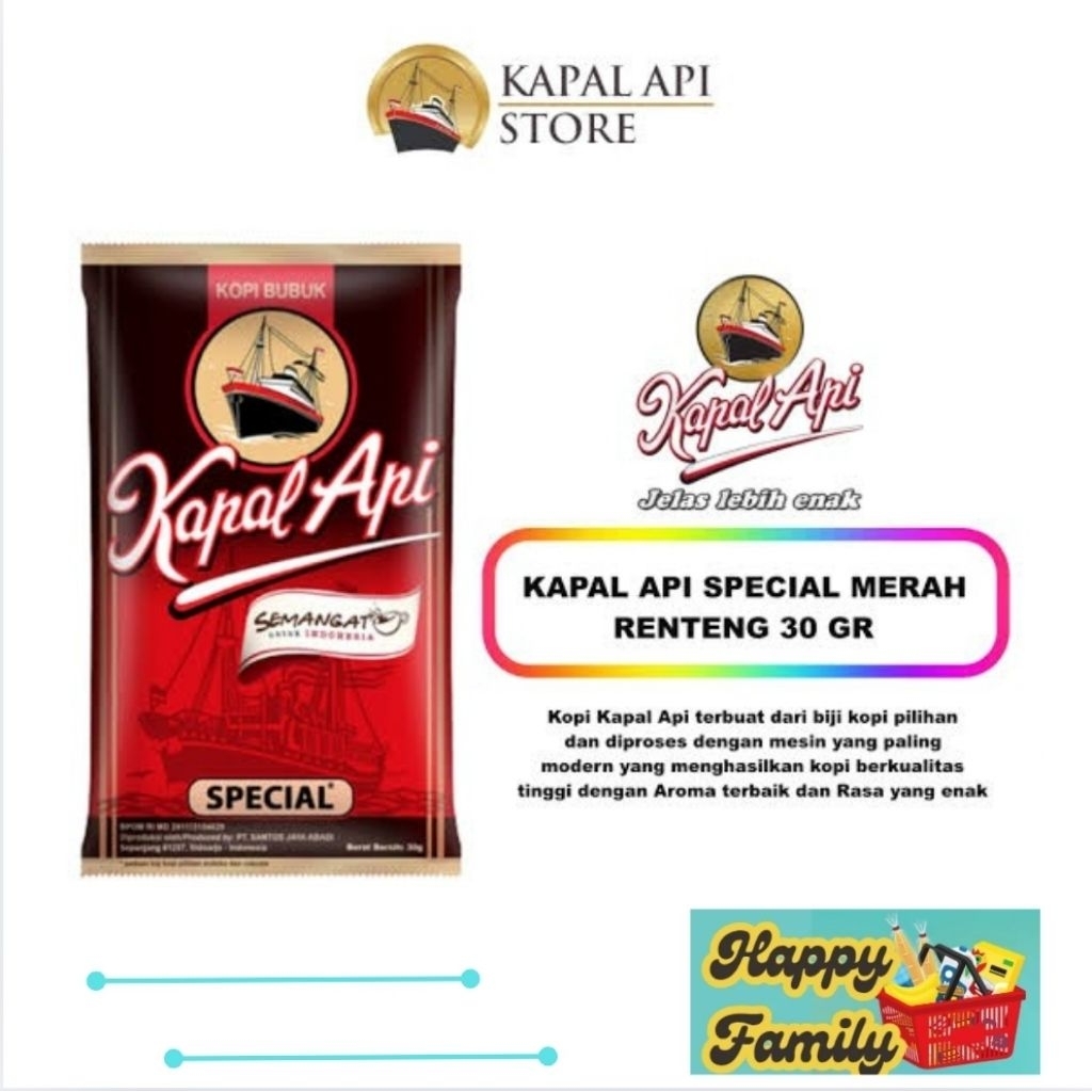 

Kapal Api Special Renteng 30 Gr Sachet