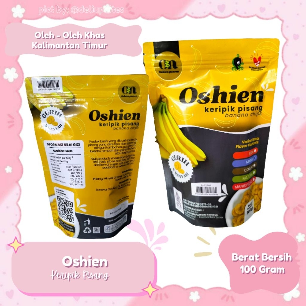

Oshien Keripik Pisang 100gram (Oleh-oleh Khas Samarinda)