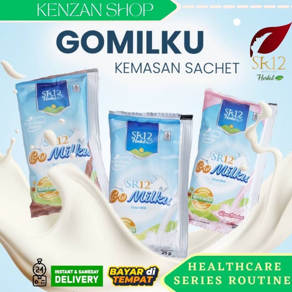 

GoMilku SR12 Etawa Goat Milk Sachet 1kg (20x50gr) – Original, Strawberry, Chocolate