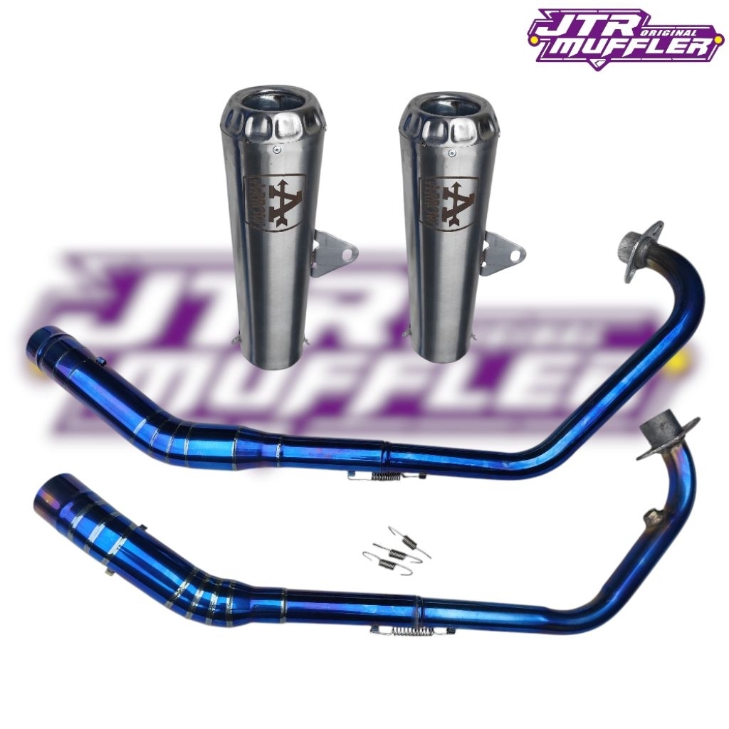 Knalpot racing Arrow pro race Cbr 150r Cb150r vixion satria fu R15 Gsx r150 Xabre Jupiter mx Sonic s