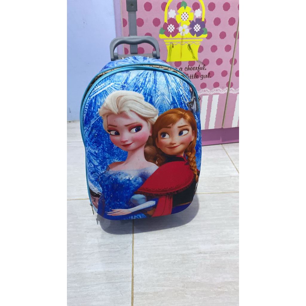 Preloved tas roda anak perempuan Frozen