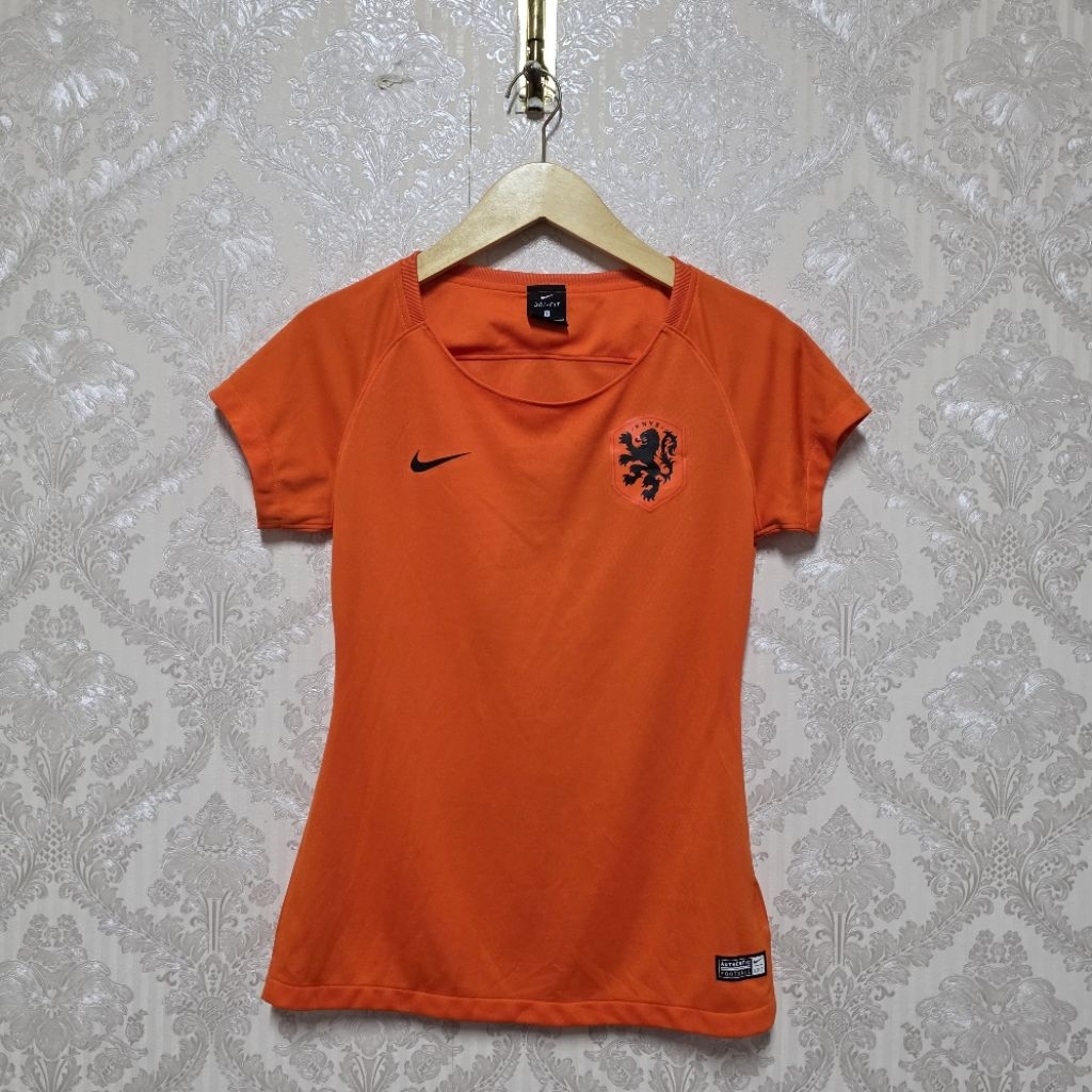 NIKE HOLLAND NETHERLANDS BELANDA HOME WOMEN'S NIKE DRI-FIT SUPPORTER VERSION FOOTBALL SHIRT - AA3133