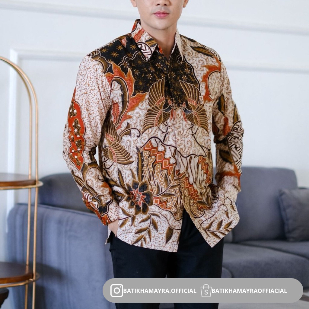 BATIK HAMAYRA||KEMEJA BATIK PREMIUM PRIA LENGAN PANJANG
