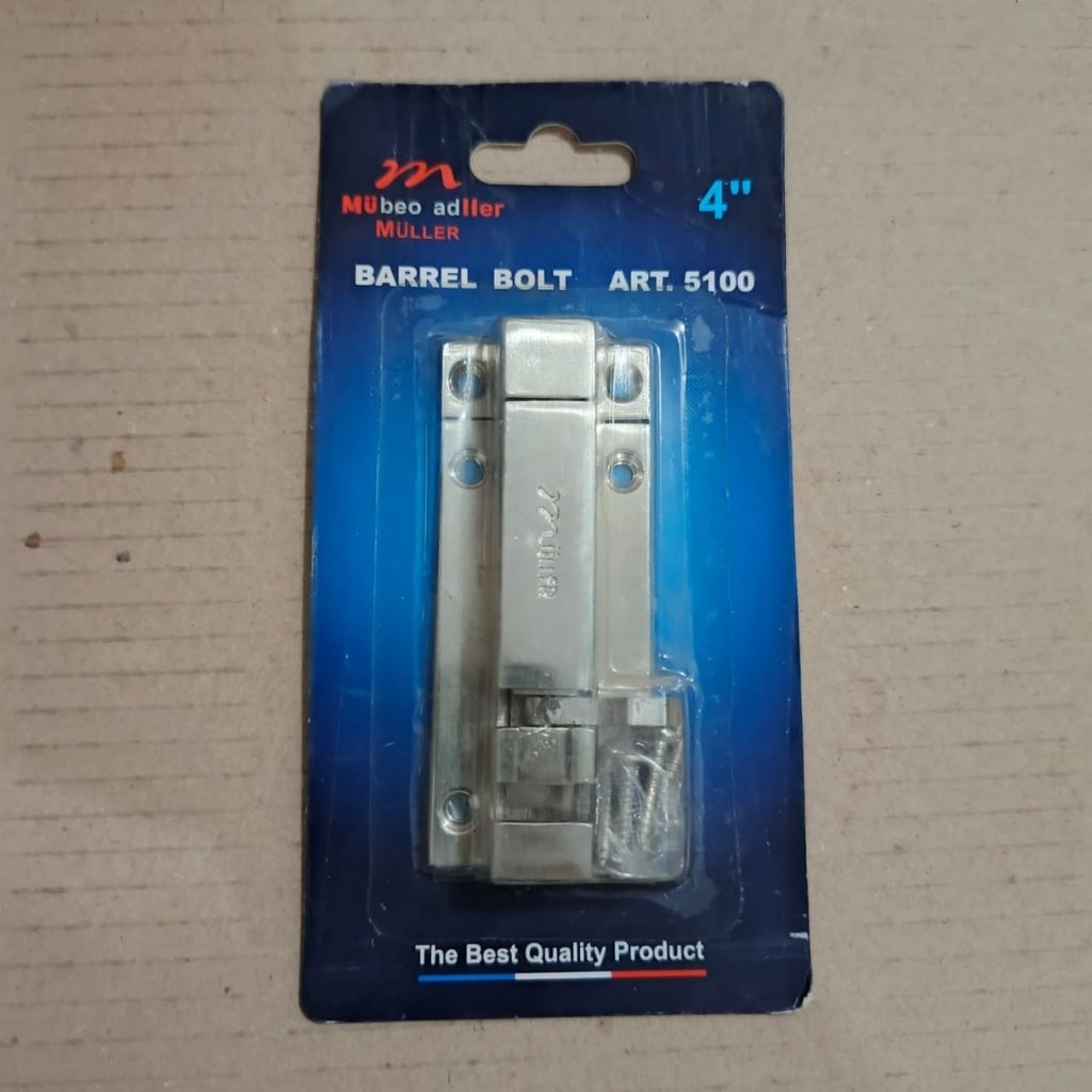 MULLER Grendel Pintu BARREL BOLT ART.5100