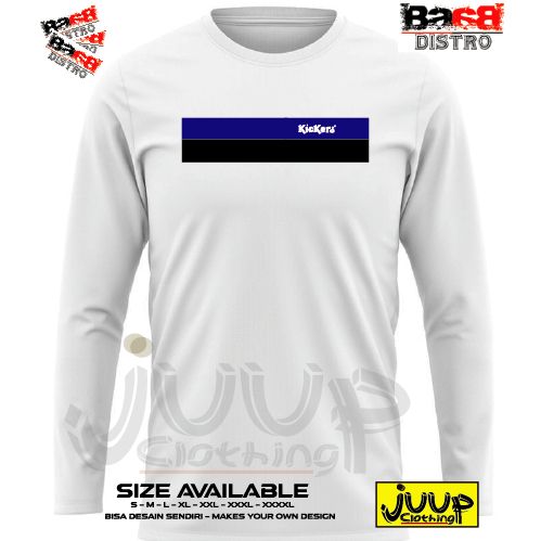 KAOS ATASAN PRIA BAJU LENGAN PANJANG KICKERS BAHAN PREMIUM DISTRO ..GRAB IT FAST 