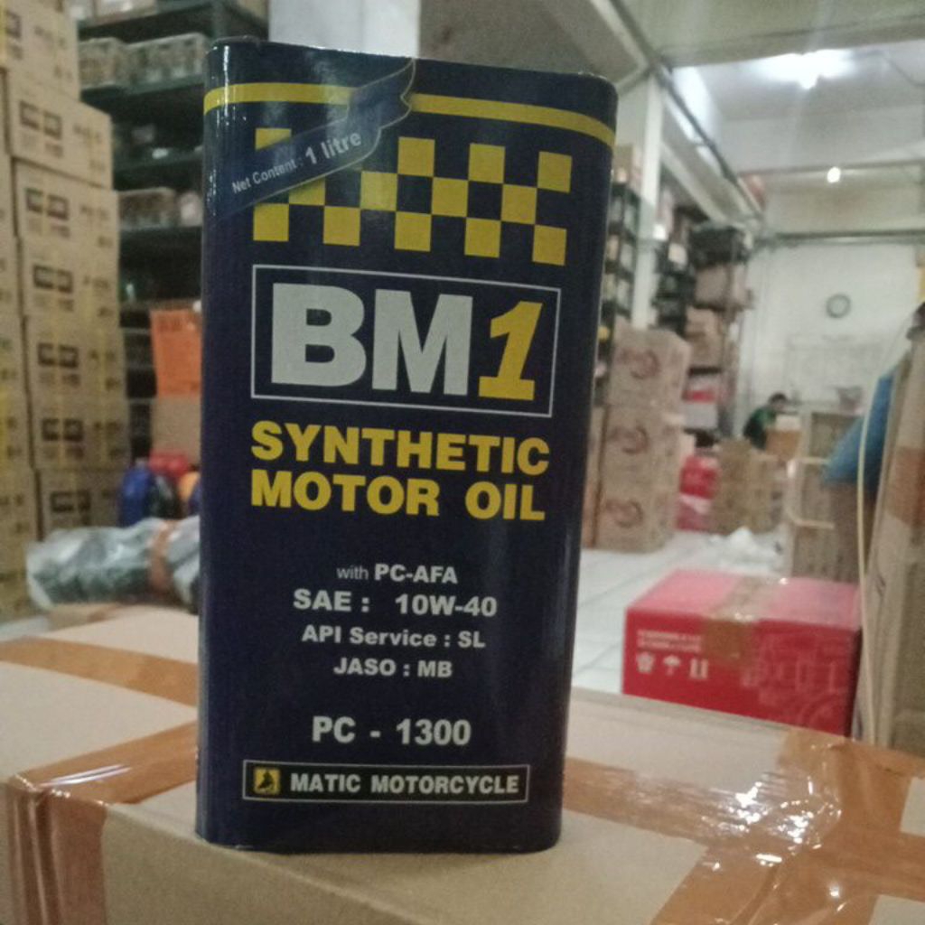 Oli BM1 Matic Synthetic PC1300 Sae 10W 40 1 Liter Original