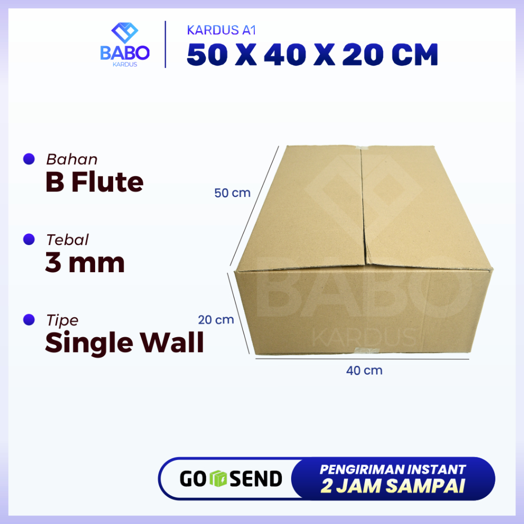 

KARDUS BESAR JUMBO PACKING 50x40x20 COCOK UNTUK PINDAHAN RUMAH/KANTOR