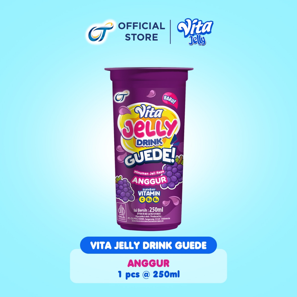 

Vita Jelly Drink - Anggur 250ml - [1 Pcs]