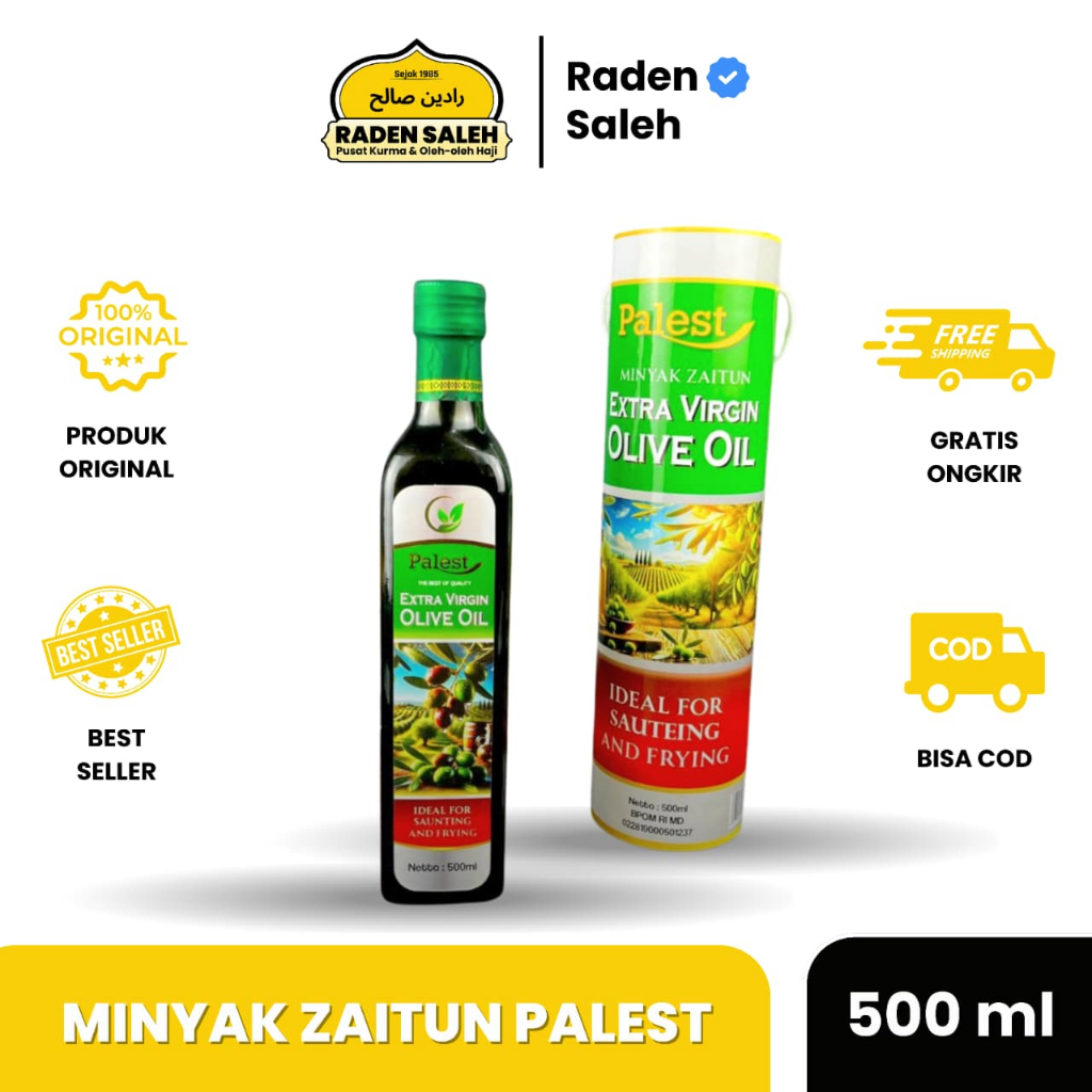

Minyak Zaitun Palestin 500 ml Extra Virgin Oil