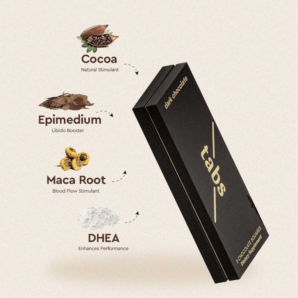 

PromoTabs Chocolate 1 Box Dark Chocolate for Couple1 Box Isi 3Pcs terlaris