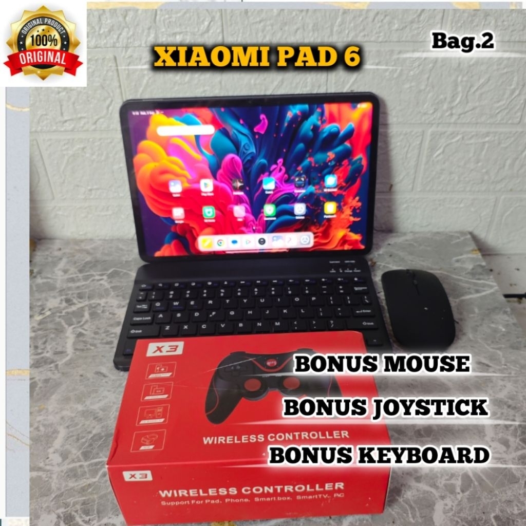 XIAOMI MI PAD 6 SECOND ORIGINAL BANJIR BONUS