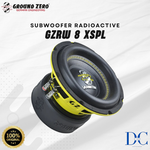 Subwoofer Audio Mobil - Subwoofer Radioactive GZRW 8 XSPL Ground Zero - 20 cm / 8″ High Quality SPL 