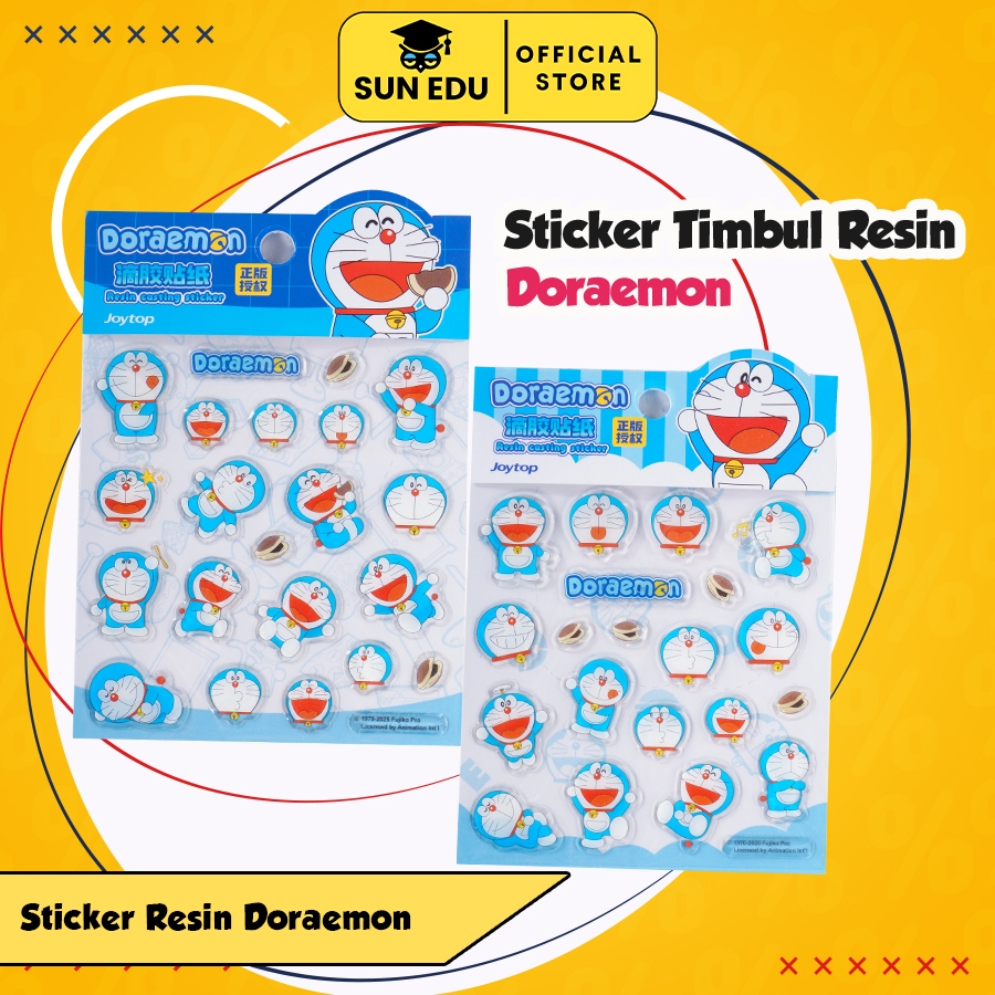 

Stiker Epoxy Doraemon PVC / Sticker Cartoon Doraemon Karakter Anime Kawaii Waterproof / Perlengkapan Kerajinan Stiker Lucu