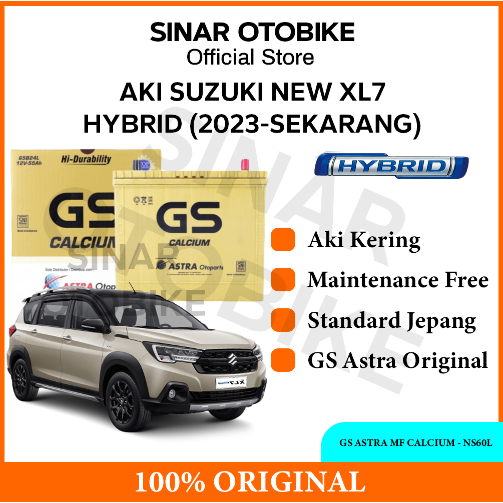 AKI XL7 HYBRID GS ASTRA MF KERING CALCIUM  NS60L