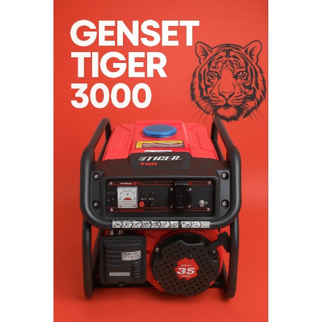 GENSET 3000 TIGER/GENERATOR 3000 TIGER/GENSET 1000 WATT TIGER TERMURAH