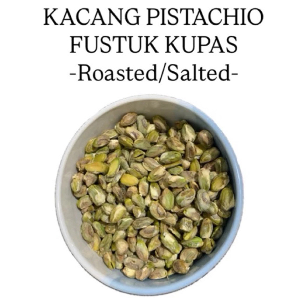 

Kacang Pistachio panggang kupas/Roasted Kacang Pistachio kupas 1kg
