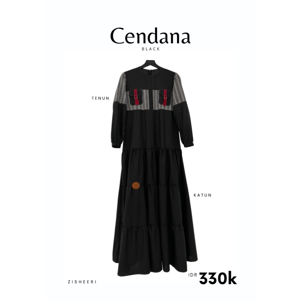 ZISHEERI CENDANA Gamis Tenun Premium dengan Motif yang Mewah dan Elegan