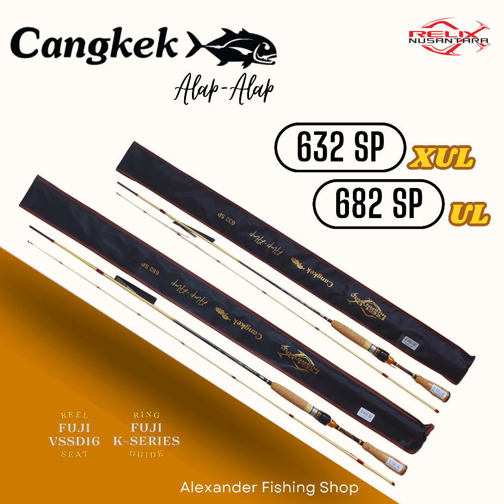 Joran Cangkek Alap-Alap | Cangkek Alap-Alap 632 SP | Cangkek Alap-Alap 682 SP | Relix Nusantara Cang