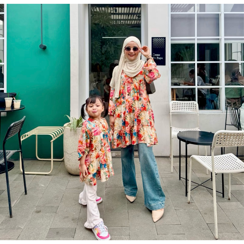 TUNIK RAYON AYYANAH COUPLE MOM AND KIDS