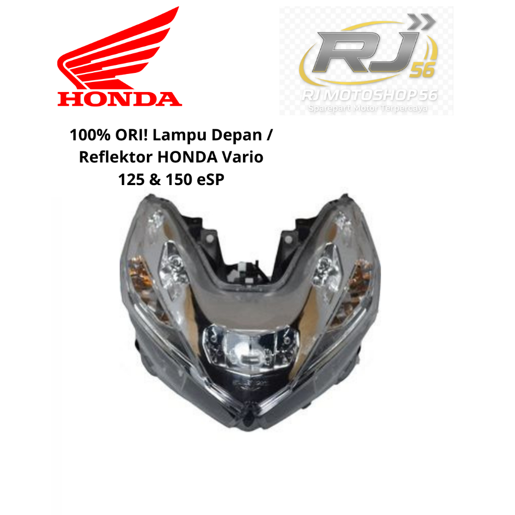 100% ORI Lampu Depan / Reflektor HONDA Vario 125 & 150 eSP