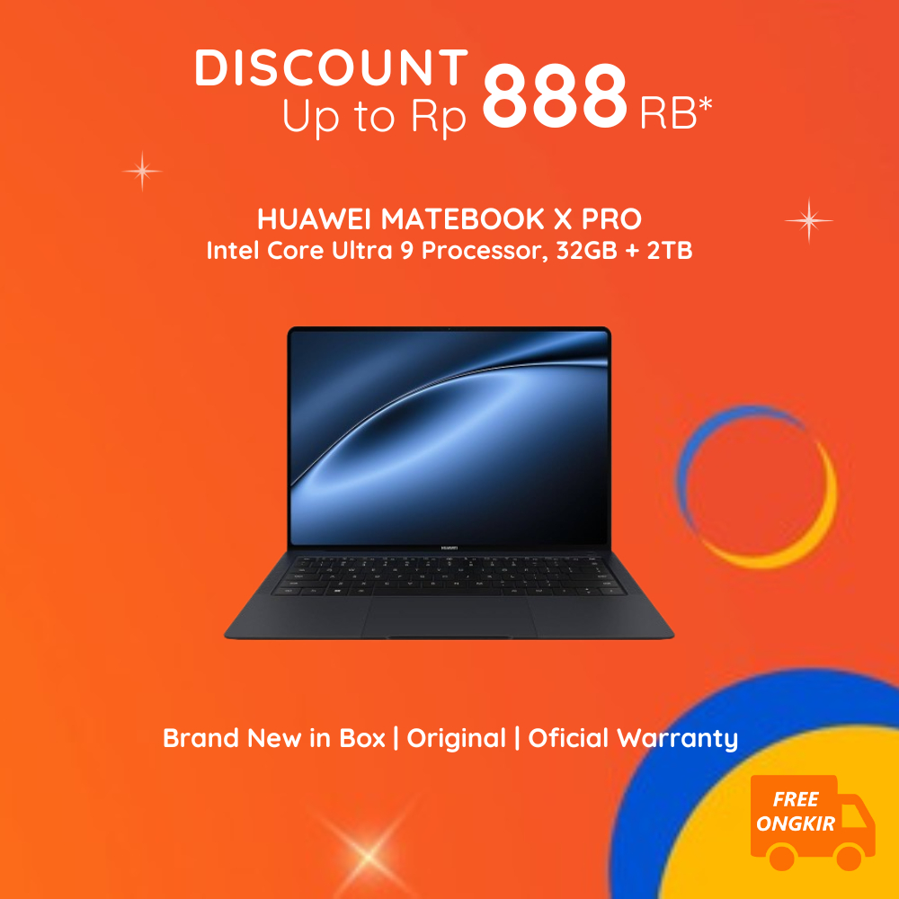 HUAWEI MateBook X Pro Core Ultra, 980g Ultralight Skin-Soothing Metallic body, Intel Core Ultra 9 Pr
